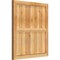 Ekena Millwork Framed Board-n-Batten Shutters, Rough Sawn Western Red Cedar, 26 7/8W x 30H, PR RBF06S26X030RWR - alternate 5